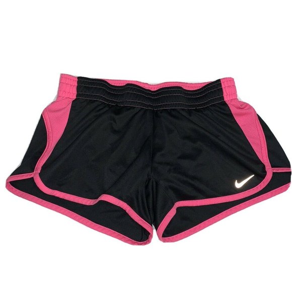 Nike Dri Fit black/pink elastic waist running B25 - Picture 1 of 6